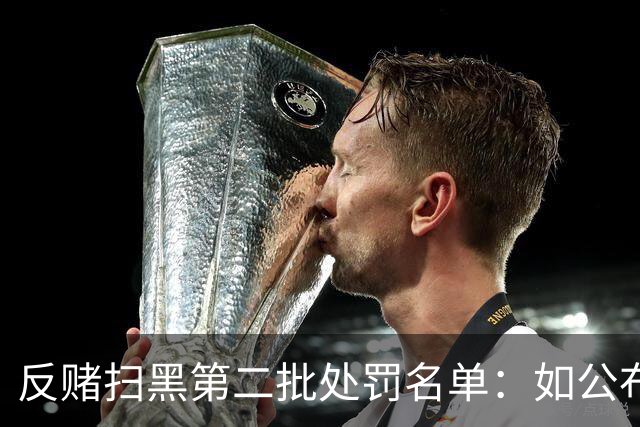 反赌扫黑第二批处罚名单：如公布 应与准入同步